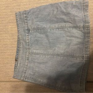 Free People Light Blue Denim Skirt